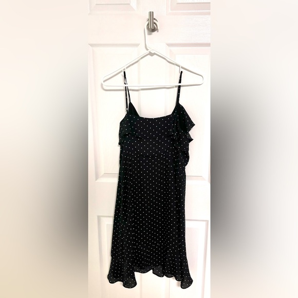 NEW w/ tags Banana Republic navy blue/white polka dot mini dress, size 6 - Picture 2 of 7